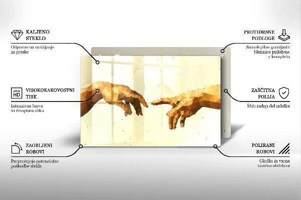 Worktop saver Creation of Adam hands