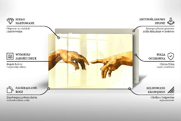 Worktop saver Creation of Adam hands