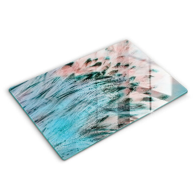 Worktop saver Boho bird feathers