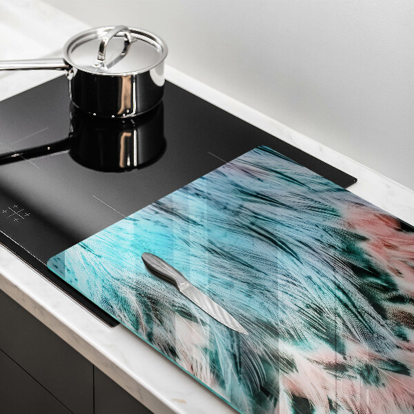 Worktop saver Boho bird feathers