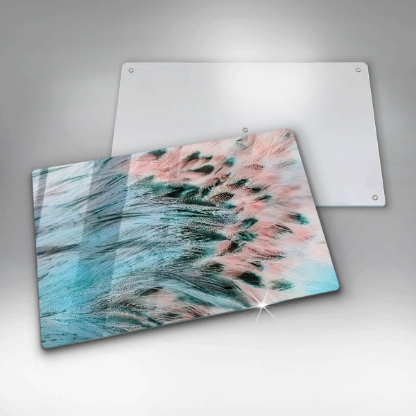 Worktop saver Boho bird feathers