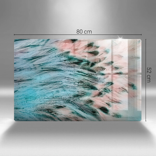 Worktop saver Boho bird feathers