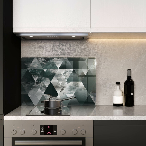 Worktop saver Triangles and water