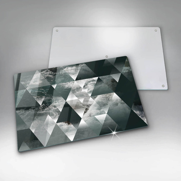 Worktop saver Triangles and water