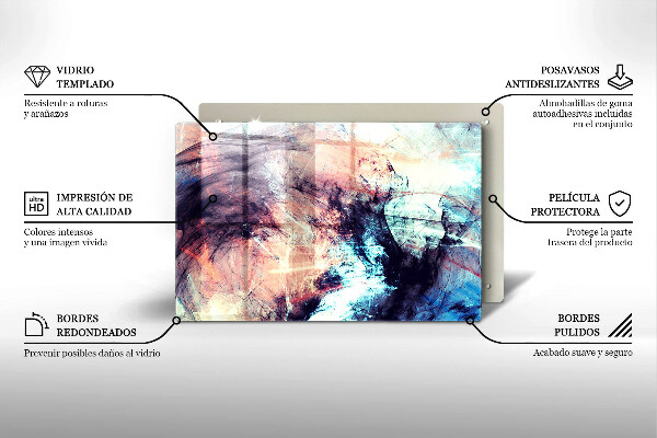 Worktop saver Painted abstraction