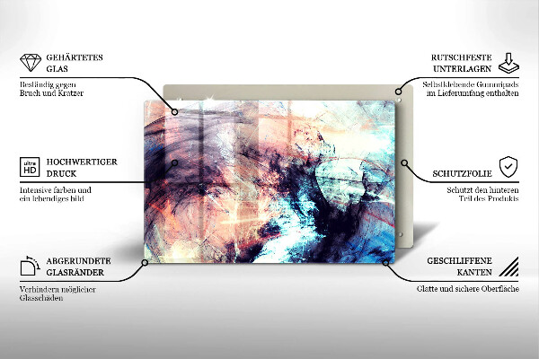 Worktop saver Painted abstraction