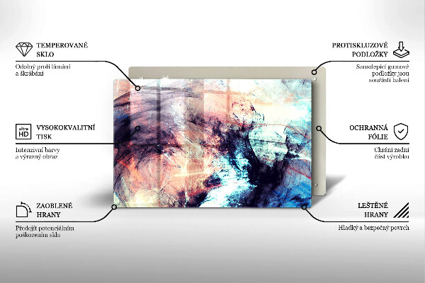 Worktop saver Painted abstraction