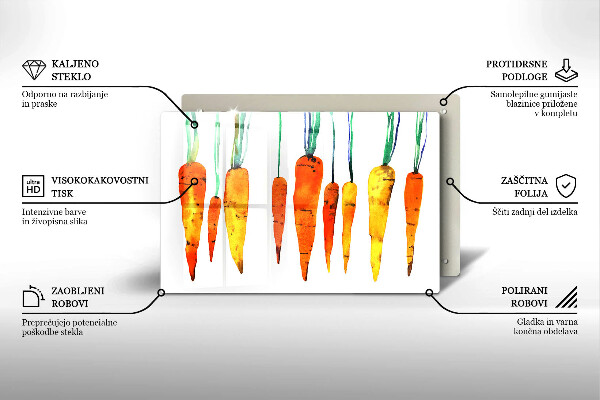 Worktop saver Carrot illustration
