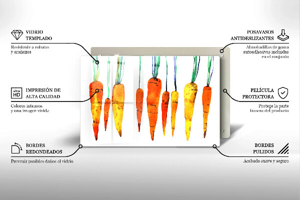 Worktop saver Carrot illustration