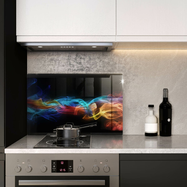 Cutting board Colorful smoke