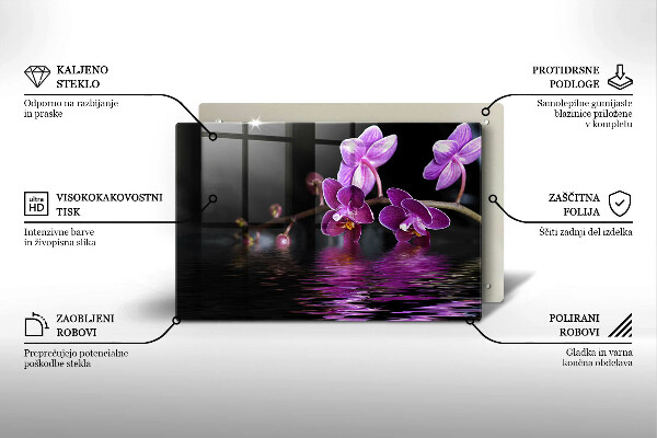 Cutting board Orchid Water Zen