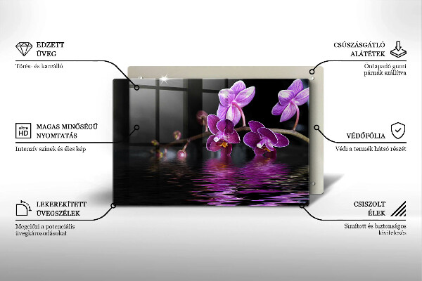 Cutting board Orchid Water Zen