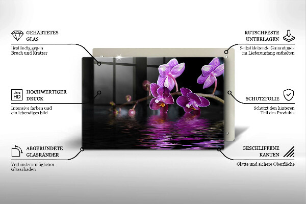 Cutting board Orchid Water Zen