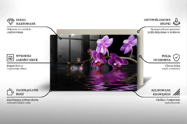 Cutting board Orchid Water Zen