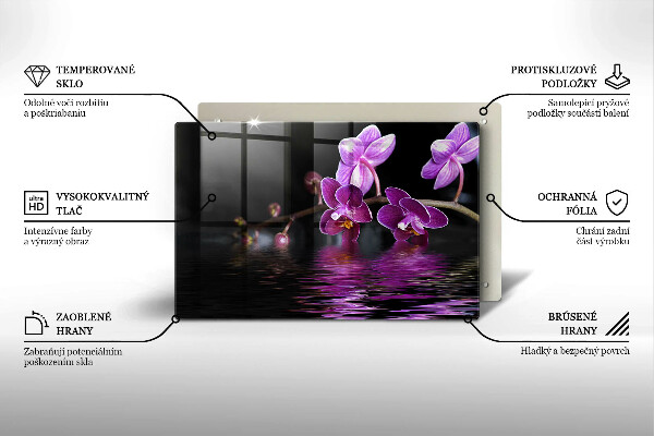 Cutting board Orchid Water Zen