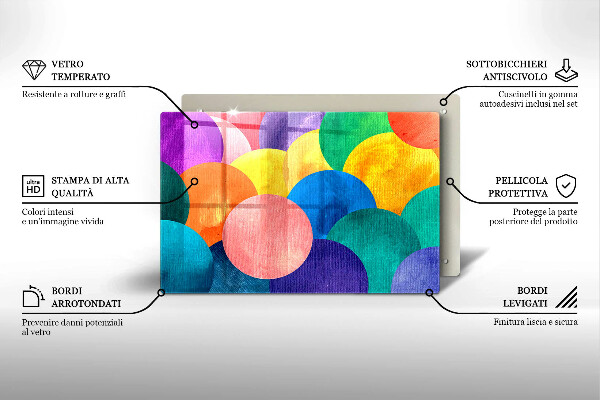 Worktop saver Colorful wheels