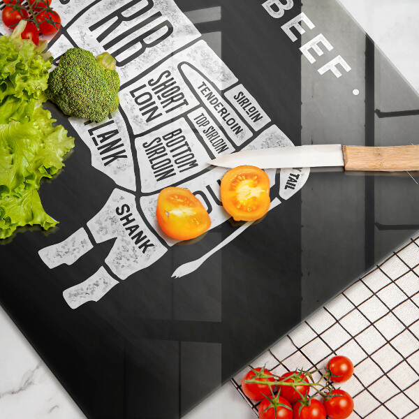 Cutting board Cow meat beef