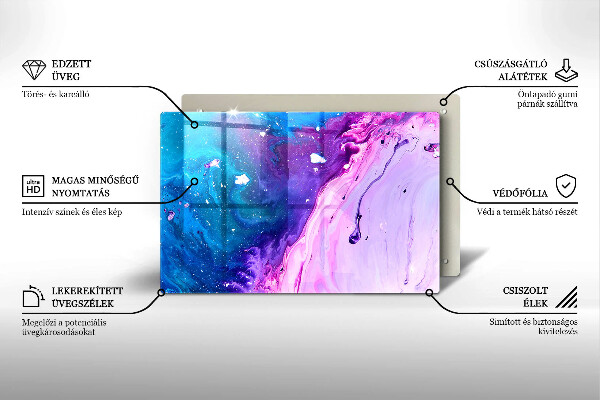 Cutting board Abstraction ink