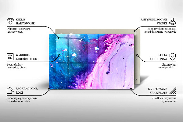 Cutting board Abstraction ink