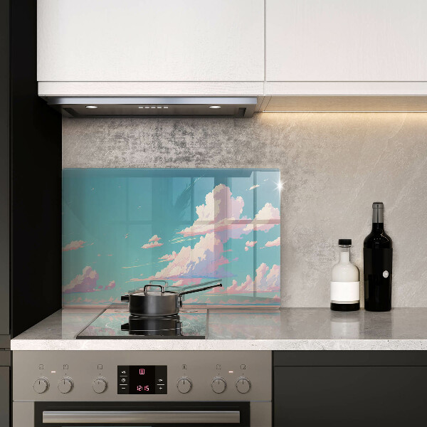 Chopping board glass Illustration sky