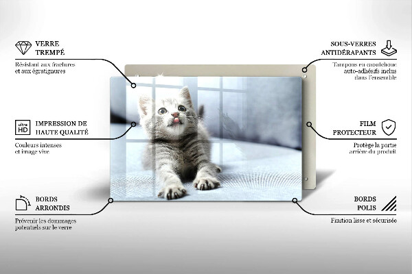 Worktop saver Little cute kitty