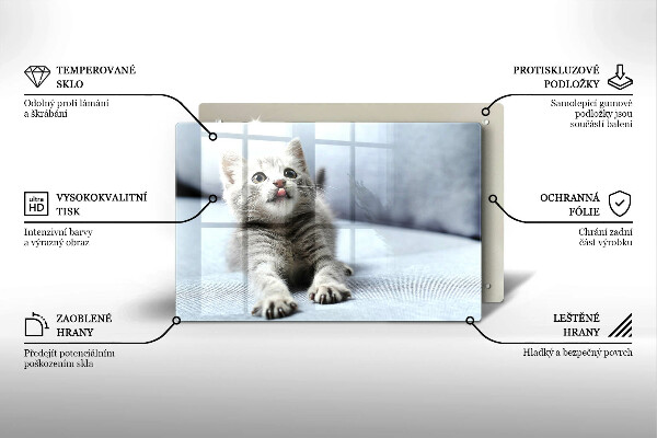 Worktop saver Little cute kitty