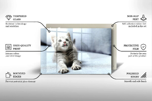 Worktop saver Little cute kitty