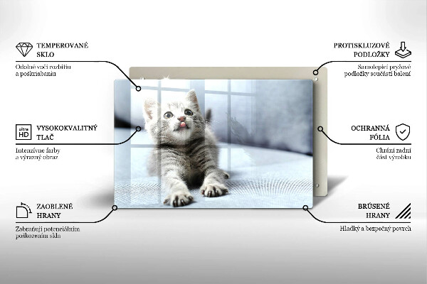 Worktop saver Little cute kitty