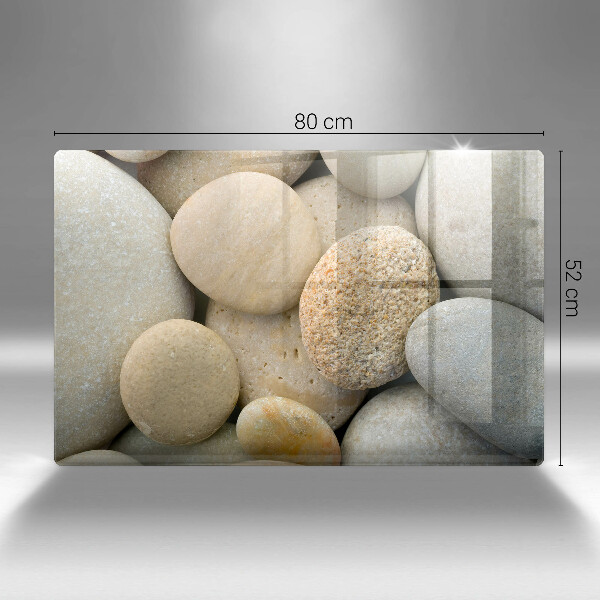 Cutting board Oval stone pattern