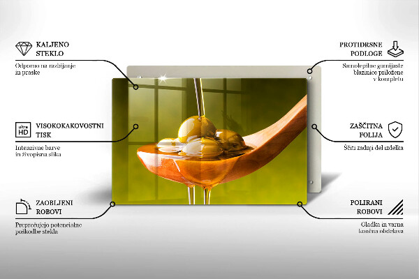 Cutting board Oliwa and olives