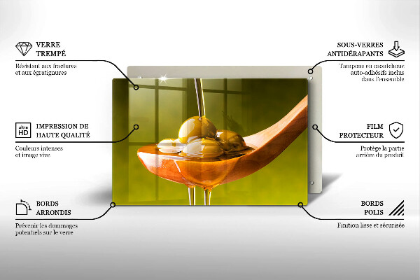 Cutting board Oliwa and olives