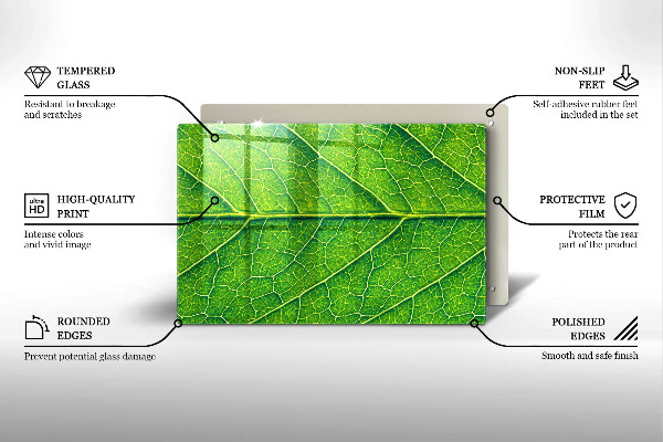 Worktop saver Leaf lines nature