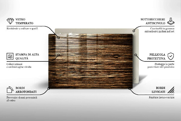 Worktop saver Wood texture