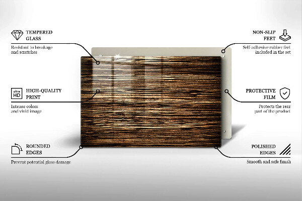 Worktop saver Wood texture