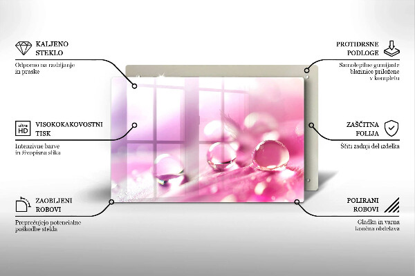 Worktop saver Rosa flower petals