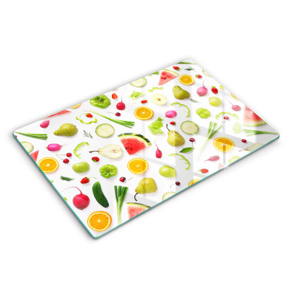 Worktop saver Fruit and vegetables pattern