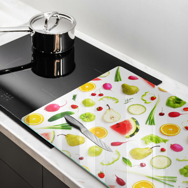 Worktop saver Fruit and vegetables pattern