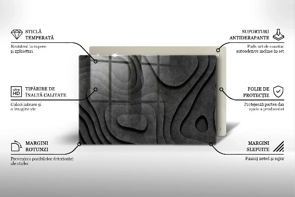 Worktop saver 3D stone shapes