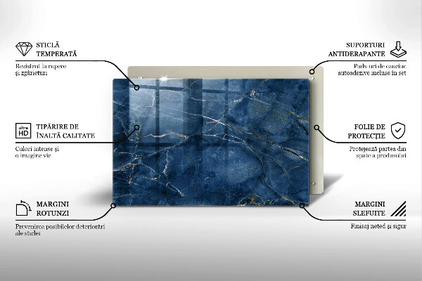 Worktop saver Stone texture marble