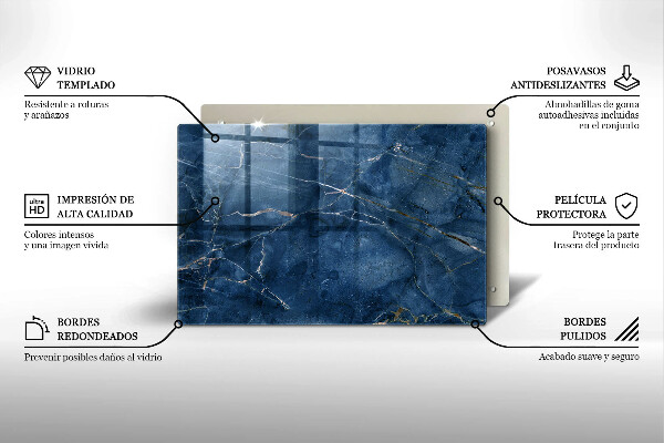 Worktop saver Stone texture marble