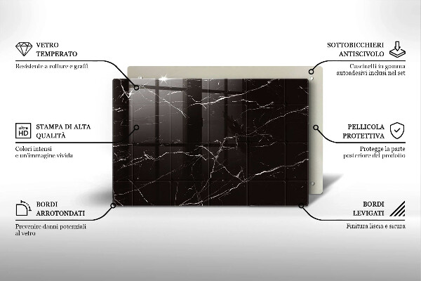 Worktop saver Marble tiles