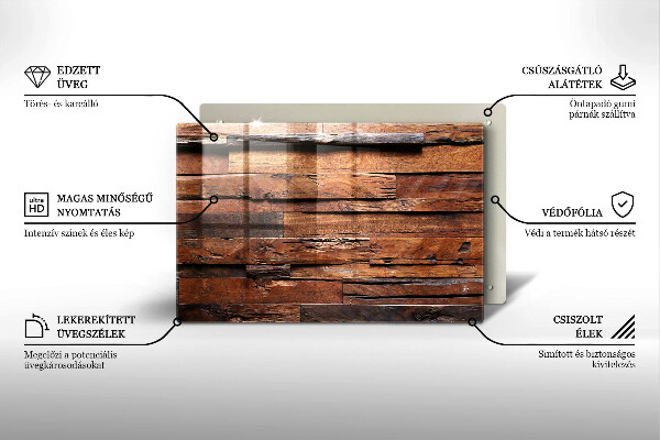 Worktop saver Decorative wood boards