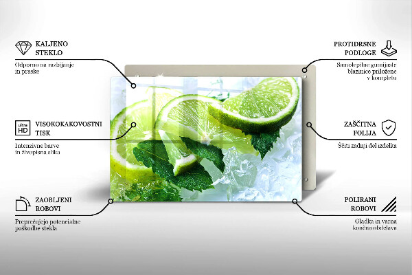 Worktop saver Lime mint and ice