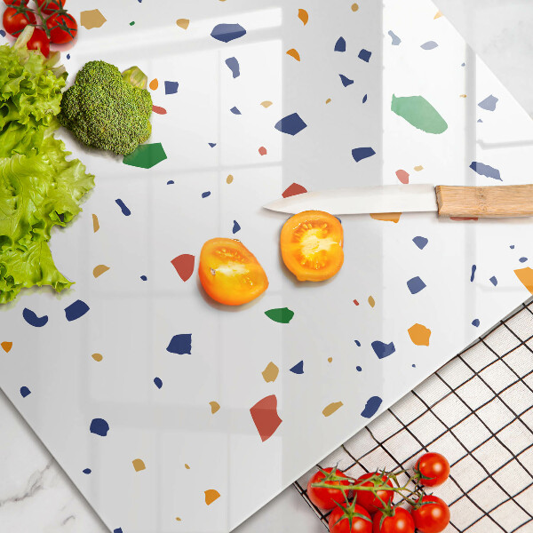 Chopping board glass Colored gres