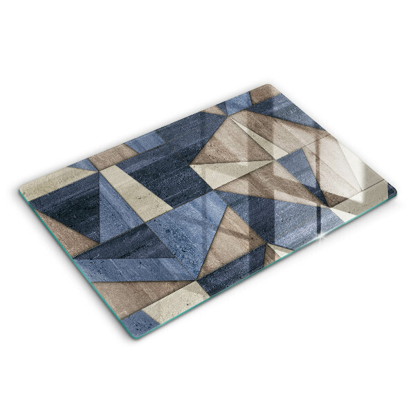 Chopping board glass Geometric abstraction