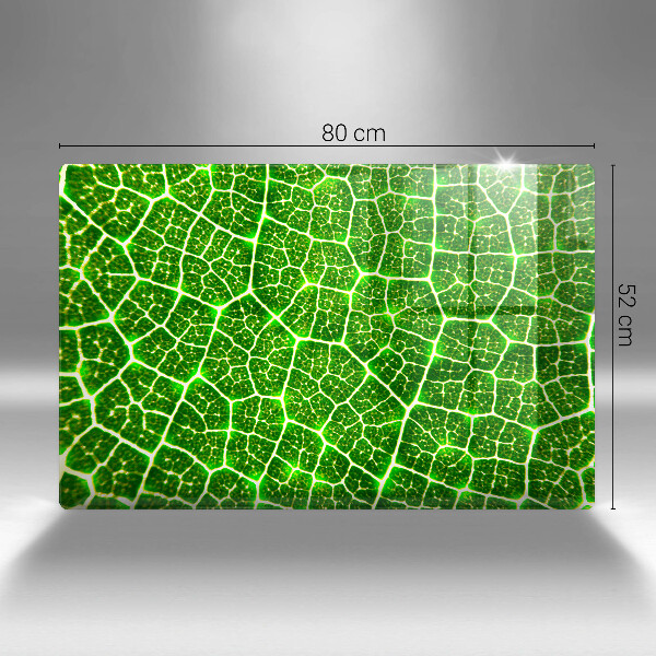 Chopping board glass Leaf structure