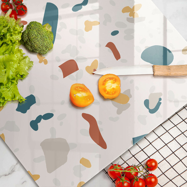 Chopping board glass Decorative stone stone