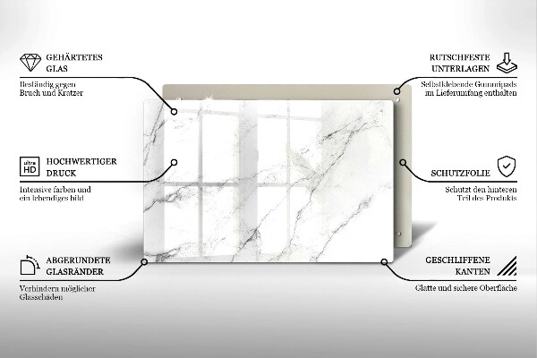 Worktop saver Elegant marble texture