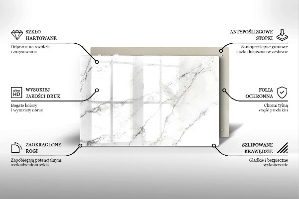 Worktop saver Elegant marble texture