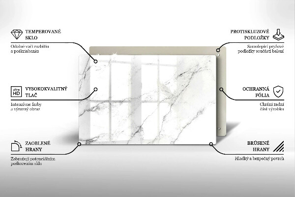 Worktop saver Elegant marble texture